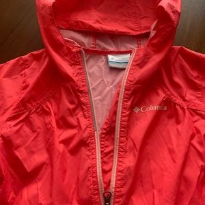 Columbia girls rain coat size 6 (xs)